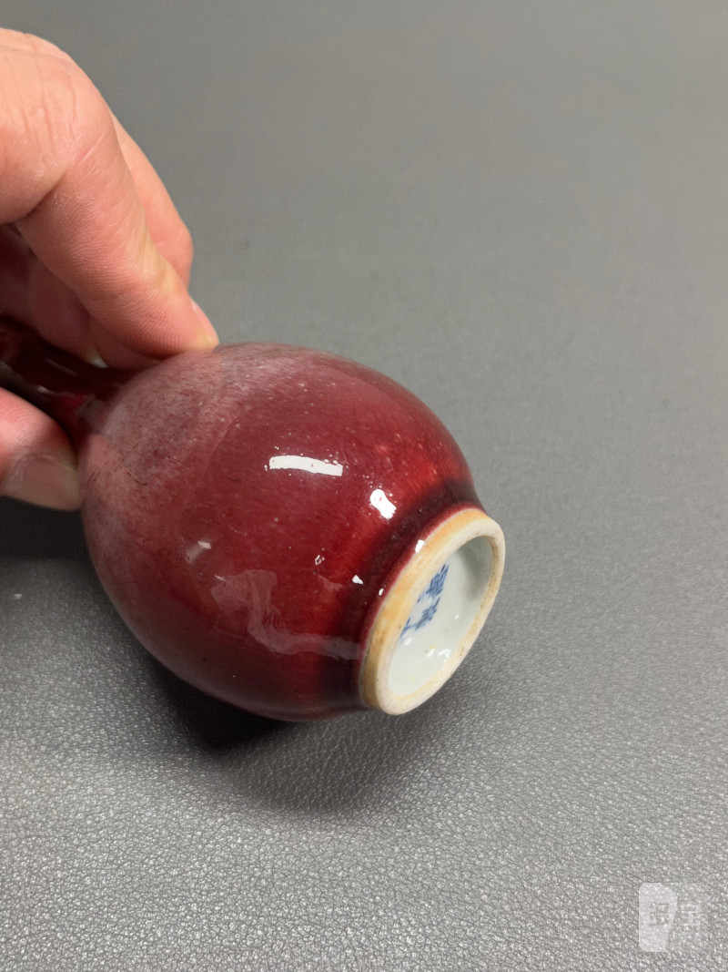 清中期 祭红釉小胆瓶 - 图12